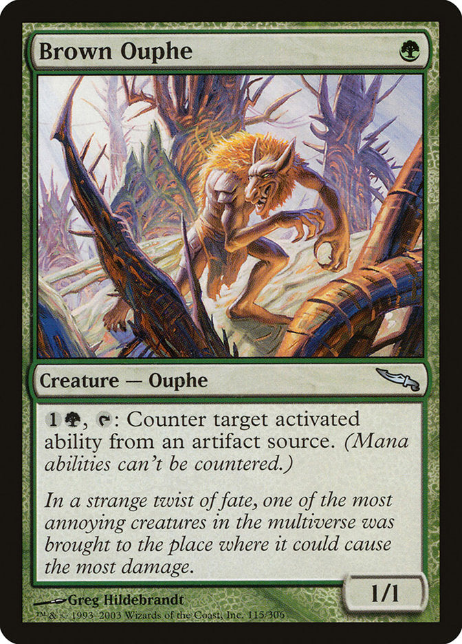 Brown Ouphe 115 (Mirrodin)  - Foil | Good Games Adelaide SA