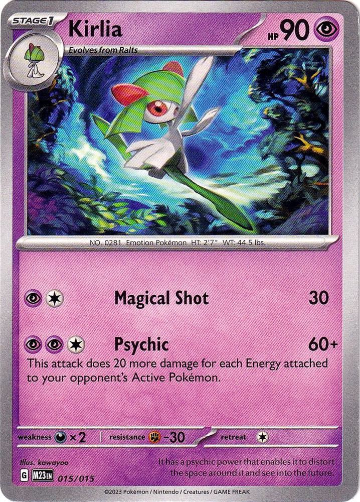 Kirlia 015/015 (McDonald's Promos 2023)  | Good Games Adelaide SA