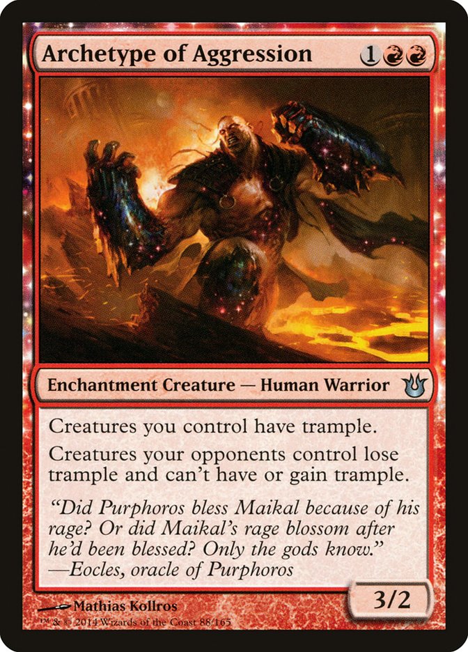 Archetype of Aggression 88 (Born of the Gods)  - Foil | Good Games Adelaide SA