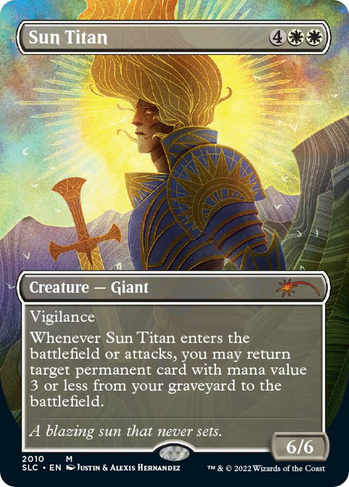 Sun Titan 2010 (Secret Lair Countdown Kit)  - Borderless Foil | Good Games Adelaide SA