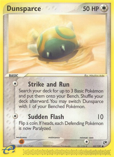 Dunsparce (60/100) [EX: Sandstorm] | Good Games Adelaide SA