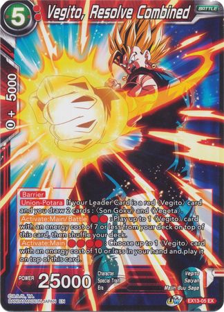 Vegito, Resolve Combined [EX13-05] | Good Games Adelaide SA
