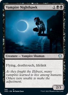 Vampire Nighthawk 140 (Commander: Innistrad: Crimson Vow)  | Good Games Adelaide SA