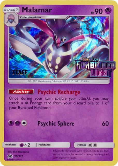 Malamar Prerelease Staff SM117 (SM Promos)  - Holofoil | Good Games Adelaide SA
