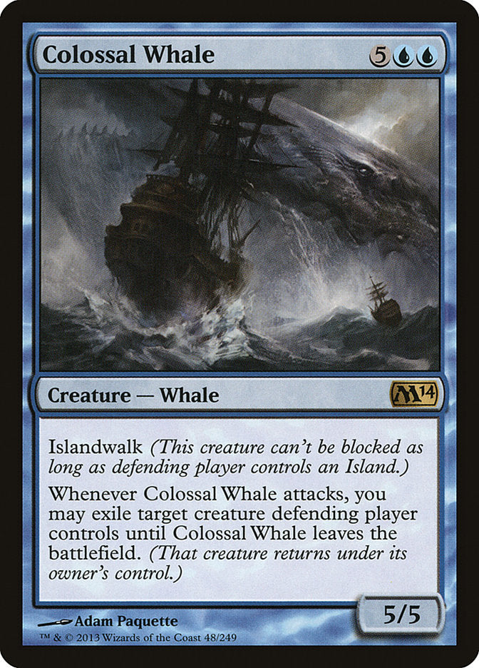 Colossal Whale 48 (Magic 2014 (M14))  - Foil | Good Games Adelaide SA