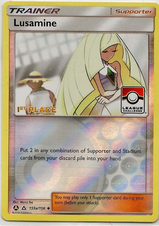 Lusamine 153a 156 League Challenge 1st Place 153a/156 (League & Championship Cards)  - Reverse Holofoil | Good Games Adelaide SA
