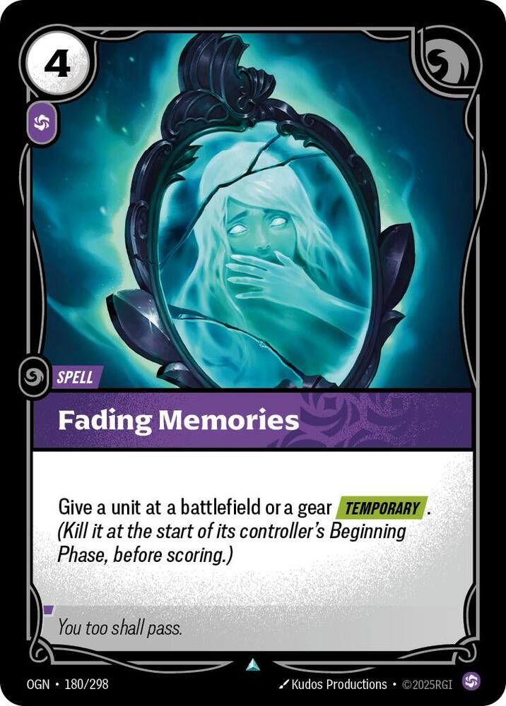 Fading Memories 180/298 (Origins)  | Good Games Adelaide SA