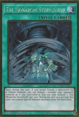 The Monarchs Stormforth [PGL3-EN085] Gold Rare | Good Games Adelaide SA
