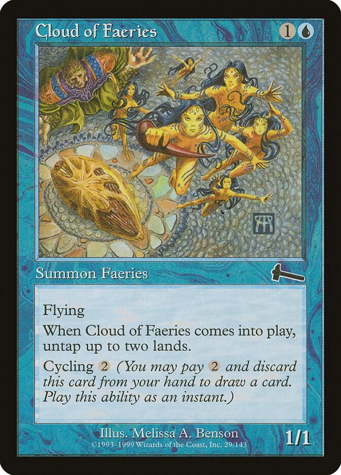 Cloud of Faeries 29 (Urza's Legacy)  - Foil | Good Games Adelaide SA