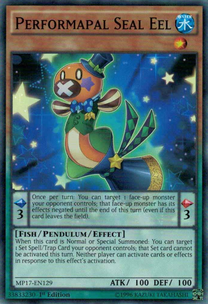 Performapal Seal Eel [MP17-EN129] Common | Good Games Adelaide SA
