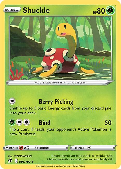 Shuckle 005/192 (SWSH02: Rebel Clash)  | Good Games Adelaide SA