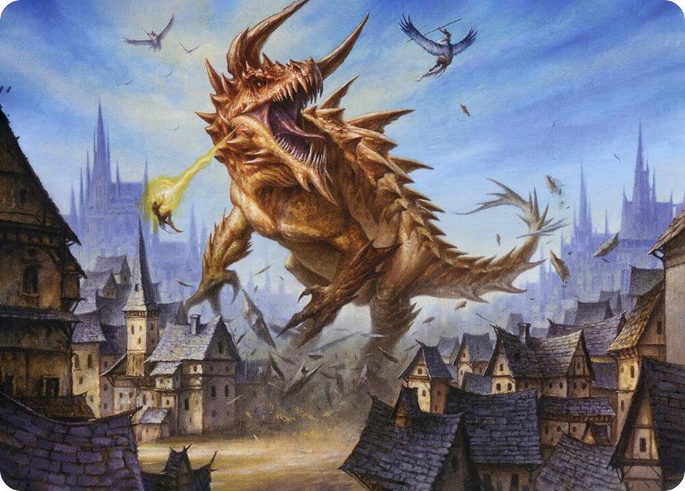Tarrasque Art Card 19 (Art Series: Adventures in the Forgotten Realms)  | Good Games Adelaide SA
