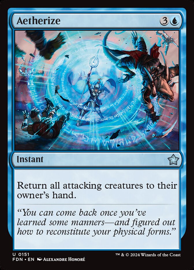Aetherize 151 (Foundations)  - Foil | Good Games Adelaide SA