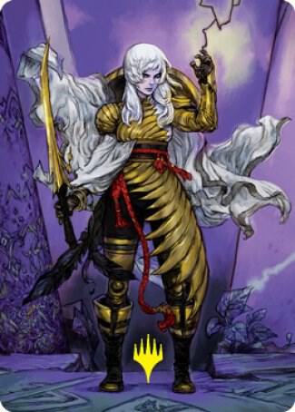 The Wandering Emperor Art Card 49 81 Gold Stamped Signature 49 (Art Series: Kamigawa: Neon Dynasty)  | Good Games Adelaide SA