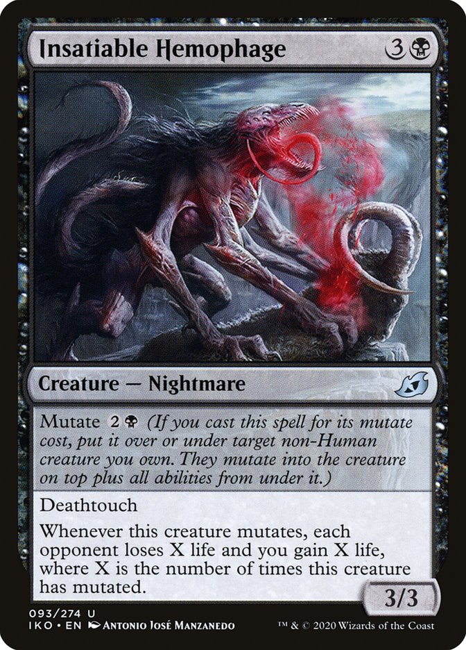 Insatiable Hemophage 93 (Ikoria: Lair of Behemoths)  - Foil | Good Games Adelaide SA