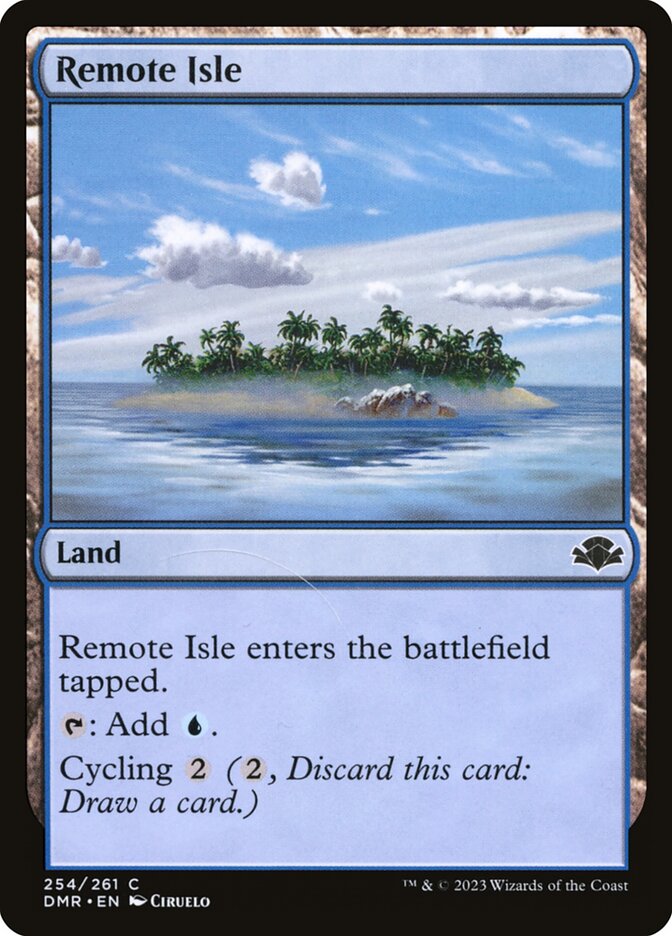 Remote Isle 254 (Dominaria Remastered)  | Good Games Adelaide SA