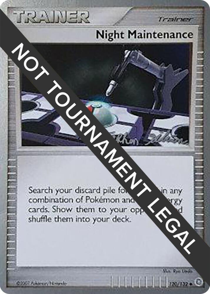 Night Maintenance 2009 Stephen Silvestro 120/132 (World Championship Decks)  | Good Games Adelaide SA