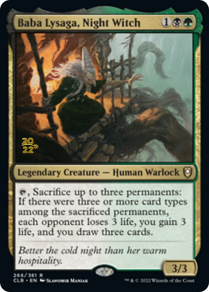 Baba Lysaga Night Witch 266 (Prerelease Cards)  - Foil | Good Games Adelaide SA