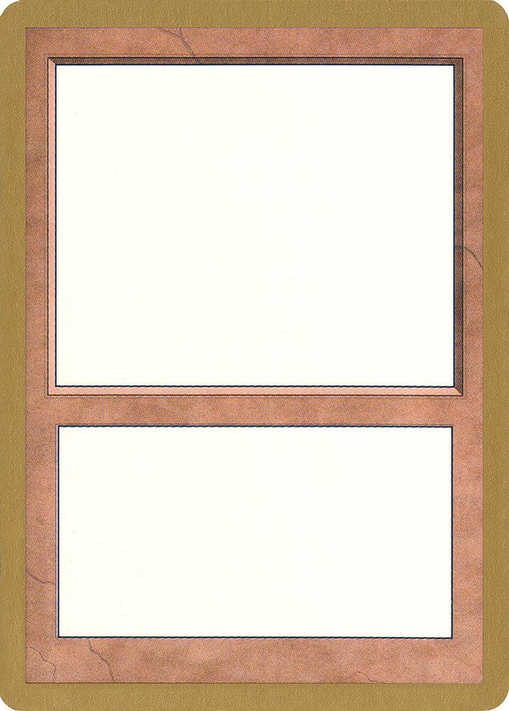 2000 World Championship Blank Card  (World Championship Decks)  | Good Games Adelaide SA