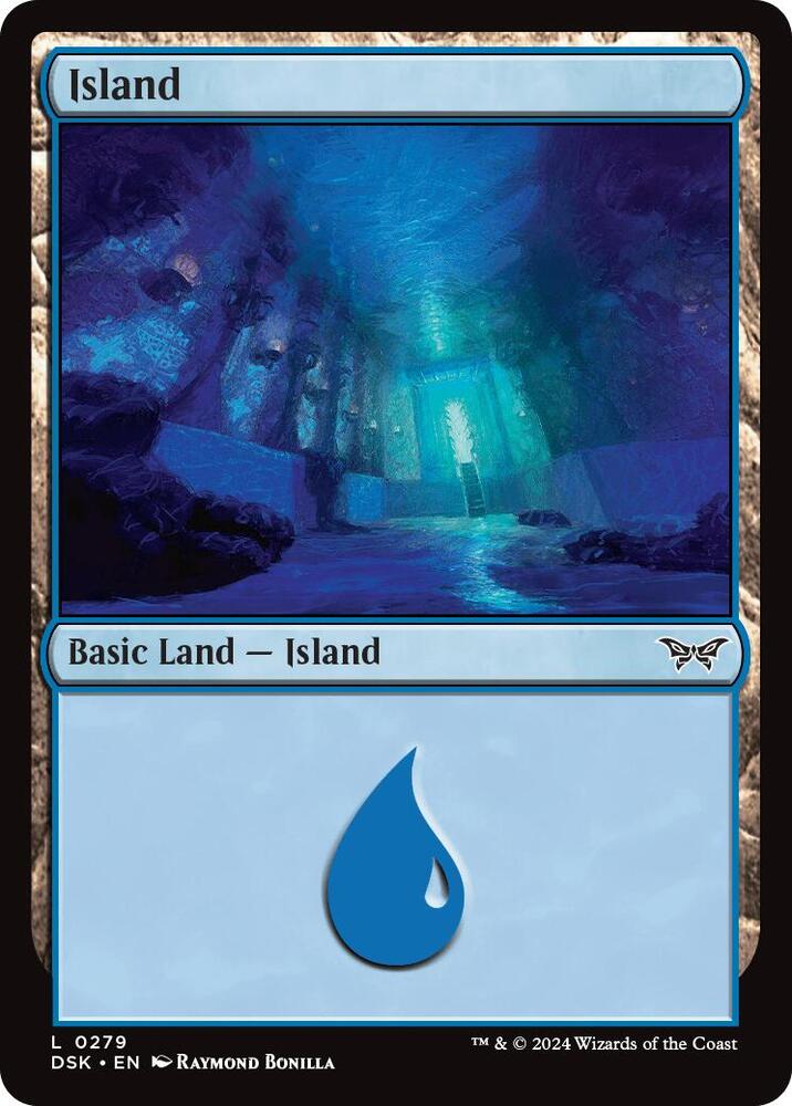 Island 279 (Duskmourn: House of Horror)  - Foil | Good Games Adelaide SA