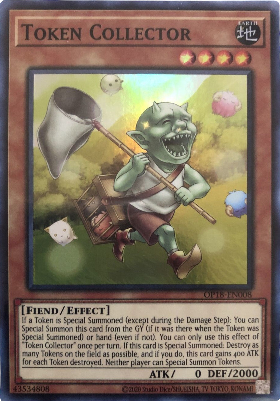 Token Collector [OP18-EN008] Super Rare | Good Games Adelaide SA