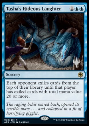 Tasha's Hideous Laughter (Promo Pack) [Dungeons & Dragons: Adventures in the Forgotten Realms Promos] | Good Games Adelaide SA