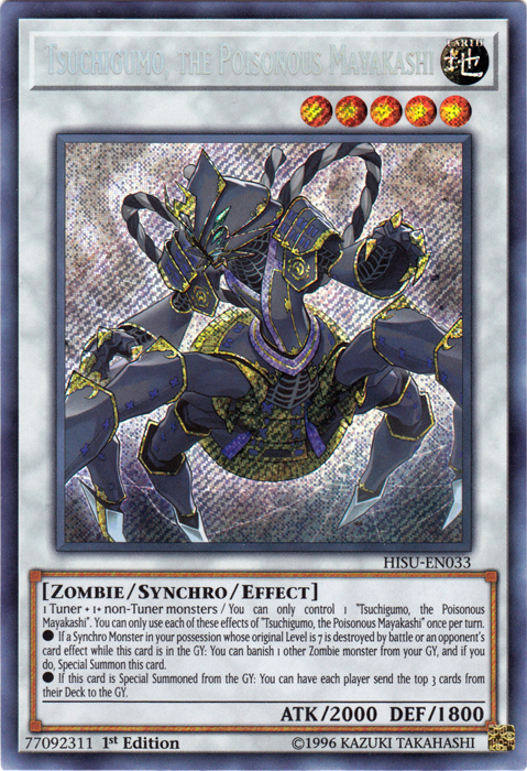 Tsuchigumo, the Poisonous Mayakashi [HISU-EN033] Secret Rare | Good Games Adelaide SA