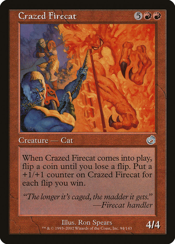 Crazed Firecat 94/143 (Torment)  | Good Games Adelaide SA