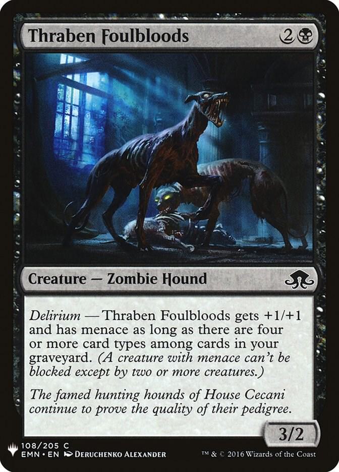 Thraben Foulbloods 108 (The List Reprints)  | Good Games Adelaide SA