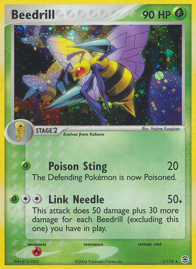 Beedrill (1/112) [EX: FireRed & LeafGreen] | Good Games Adelaide SA
