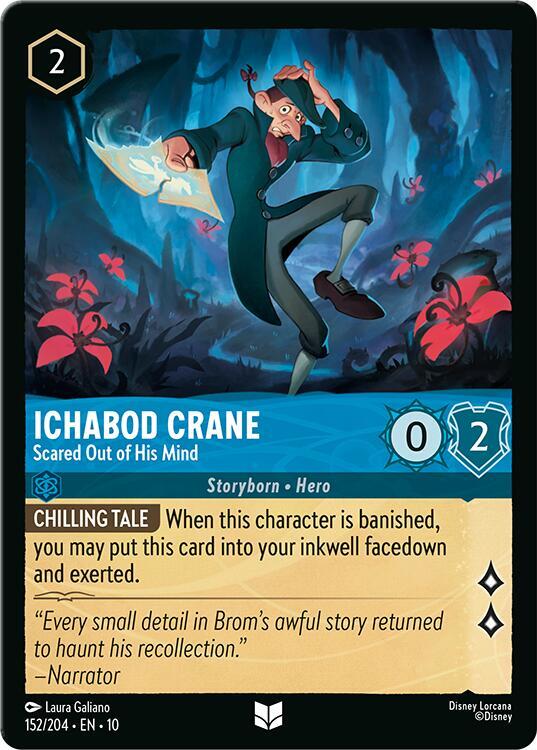 Ichabod Crane Scared Out of His Mind 152/204 (Whispers in the Well)  - Cold Foil | Good Games Adelaide SA