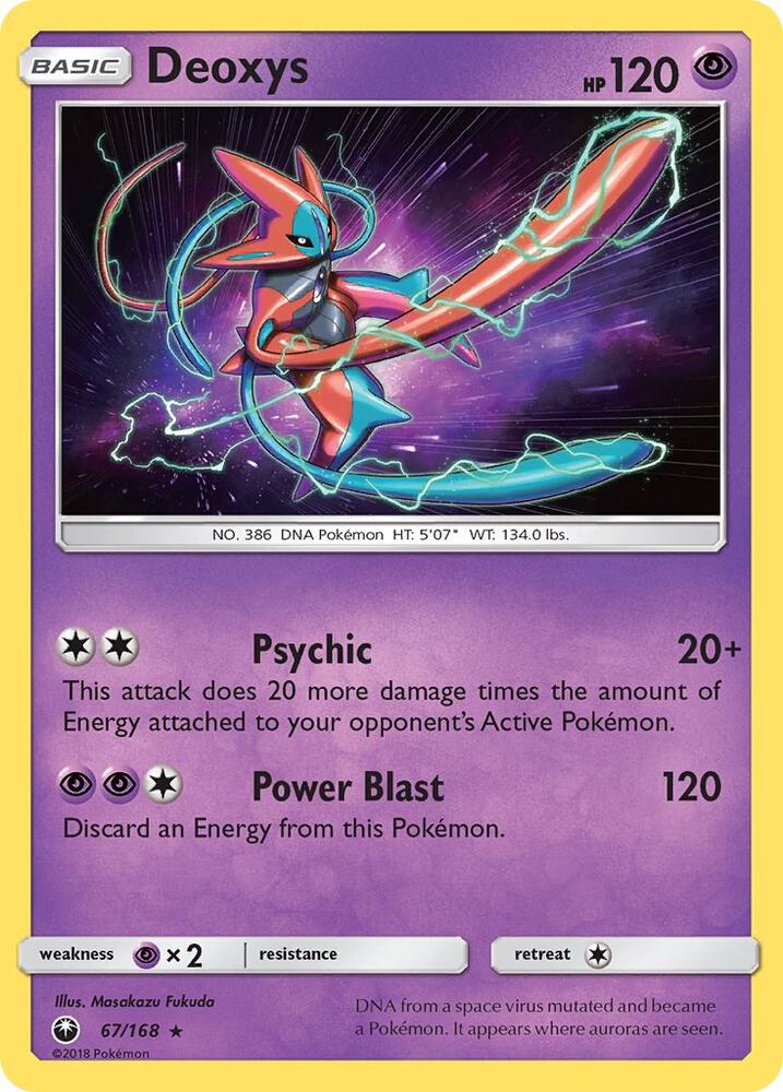 Deoxys 67/168 (SM - Celestial Storm)  - Holofoil | Good Games Adelaide SA