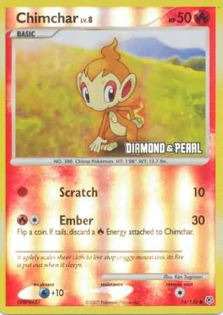 Chimchar (76/130) [Burger King Promos: 2008 Collection] | Good Games Adelaide SA