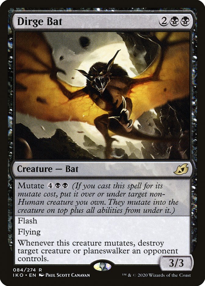 Dirge Bat 84 (Ikoria: Lair of Behemoths)  - Foil | Good Games Adelaide SA