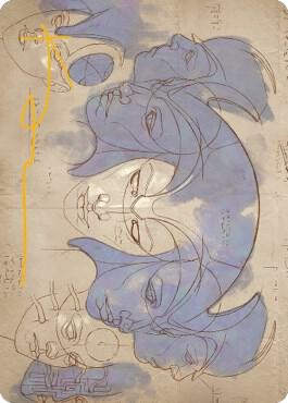 Helm of the Host Art Card Gold Stamped Signature 61 (Art Series: The Brothers' War)  | Good Games Adelaide SA