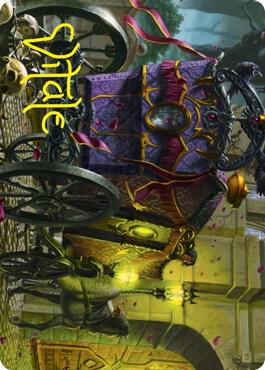 Honeymoon Hearse Art Card Gold Stamped Signature 45 (Art Series: Innistrad: Crimson Vow)  | Good Games Adelaide SA