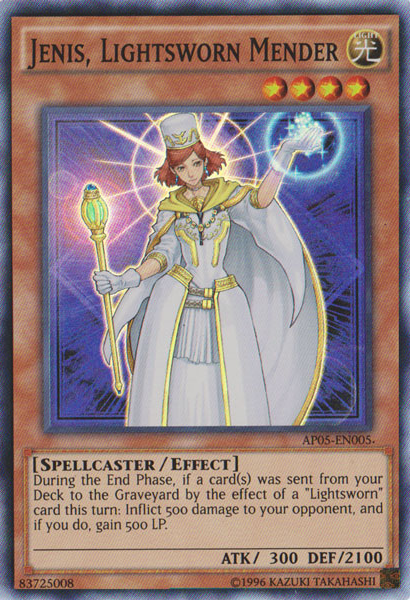 Jenis, Lightsworn Mender [AP05-EN005] Super Rare | Good Games Adelaide SA