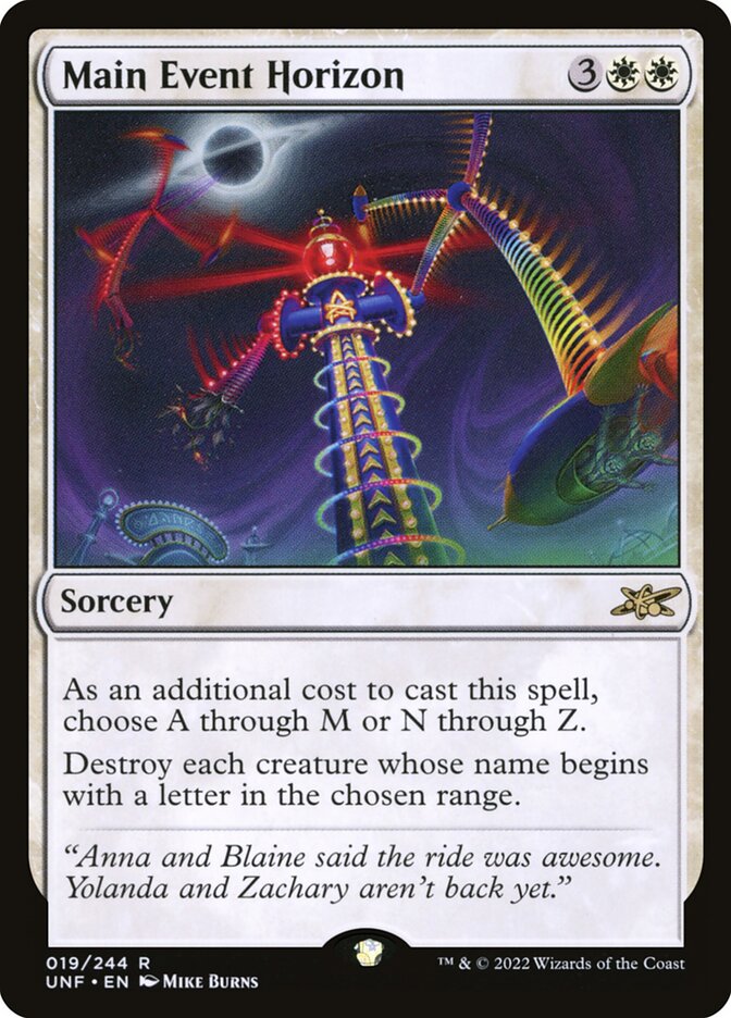 Main Event Horizon 19 (Unfinity)  - Foil | Good Games Adelaide SA