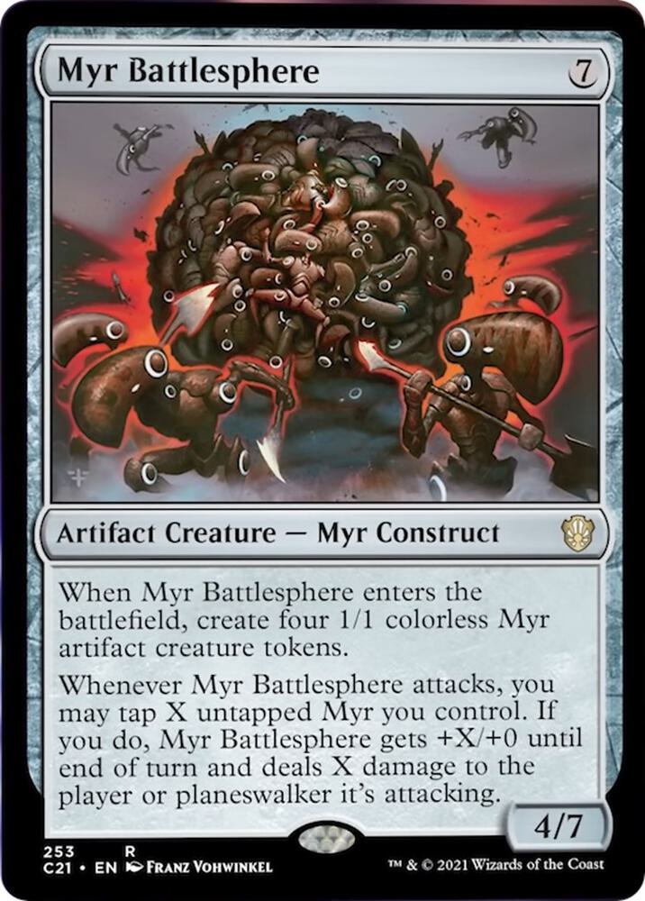 Myr Battlesphere 253 (Commander 2021)  | Good Games Adelaide SA