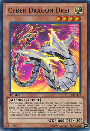 Cyber Dragon Drei [SDCR-EN002] Super Rare | Good Games Adelaide SA