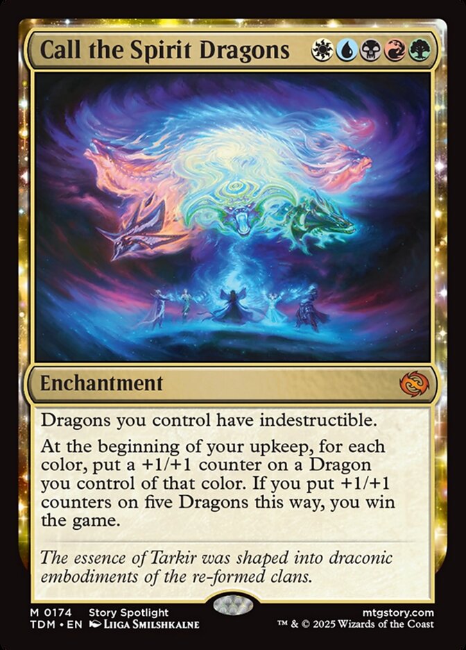 Call the Spirit Dragons 174 (Tarkir: Dragonstorm)  | Good Games Adelaide SA