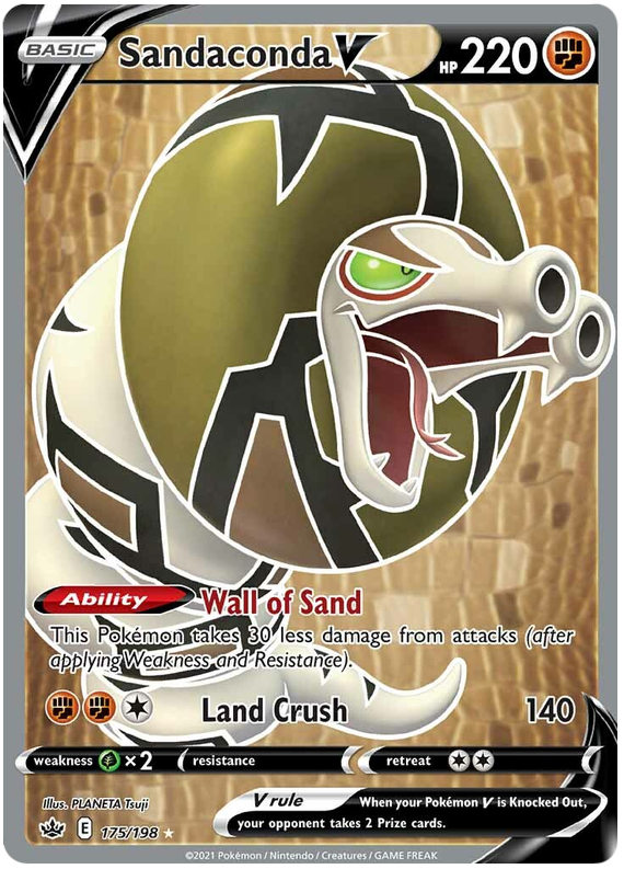 Sandaconda V (175/198) [Sword & Shield: Chilling Reign] | Good Games Adelaide SA