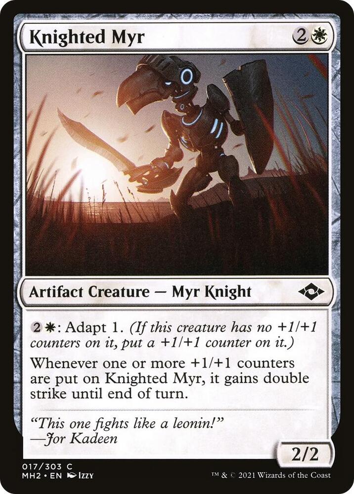 Knighted Myr 17 (Modern Horizons 2)  | Good Games Adelaide SA