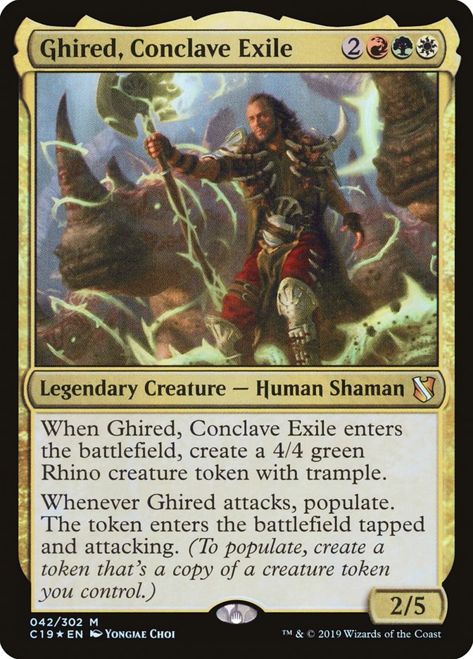 Ghired, Conclave Exile 42 (Commander 2019)  - Foil | Good Games Adelaide SA