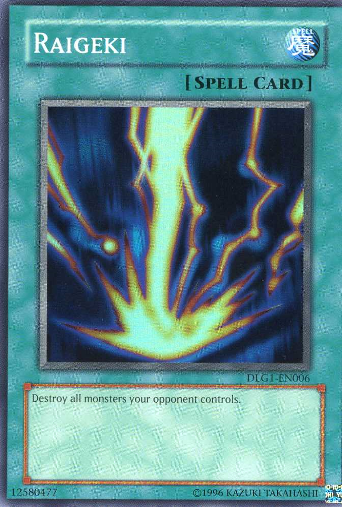 Raigeki [DLG1-EN006] Super Rare | Good Games Adelaide SA