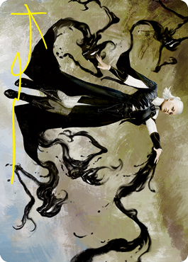 Shadewing Laureate Art Card (Gold-Stamped Signature) [Strixhaven: School of Mages Art Series] | Good Games Adelaide SA