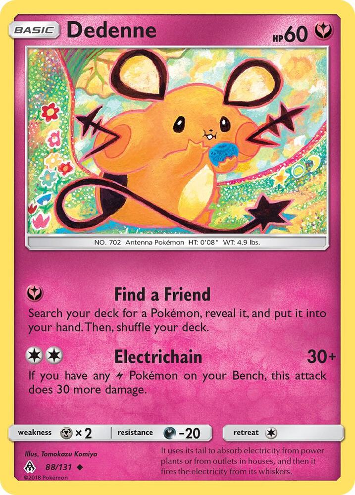 Dedenne 88/131 (SM - Forbidden Light)  | Good Games Adelaide SA