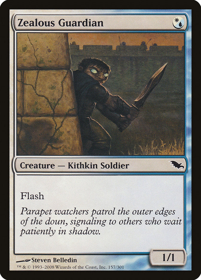 Zealous Guardian 157 (Shadowmoor)  - Foil | Good Games Adelaide SA