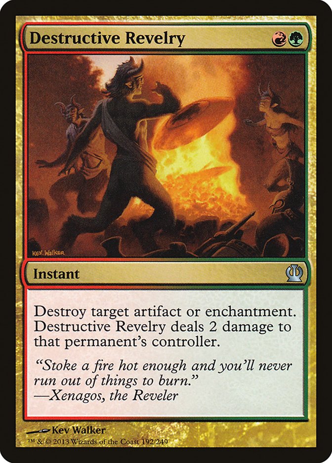 Destructive Revelry 192 (Theros)  - Foil | Good Games Adelaide SA