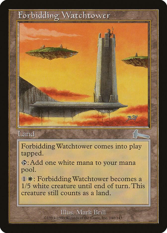 Forbidding Watchtower 140 (Urza's Legacy)  - Foil | Good Games Adelaide SA